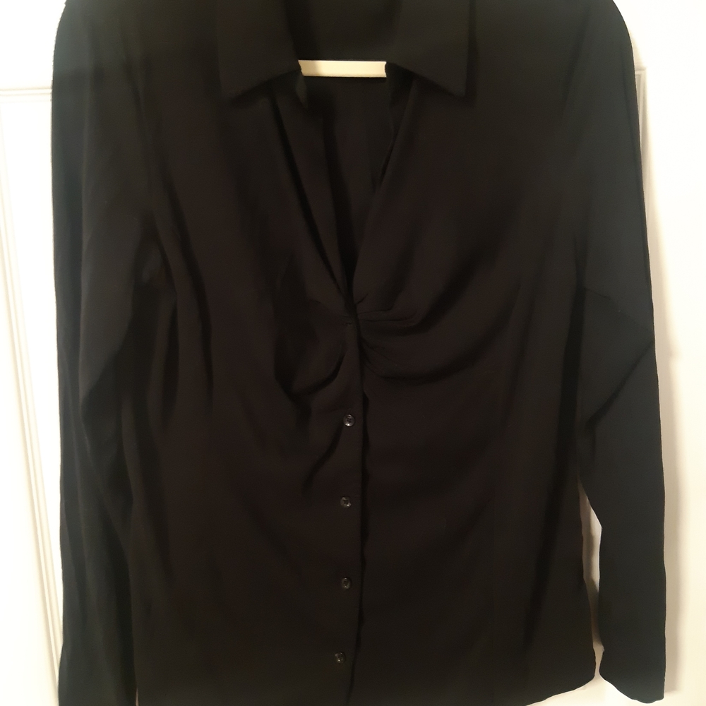 Mexx Black Button Down Women's Shirt